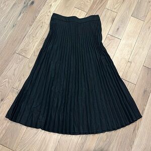 Loft pleated long skirt, size 2